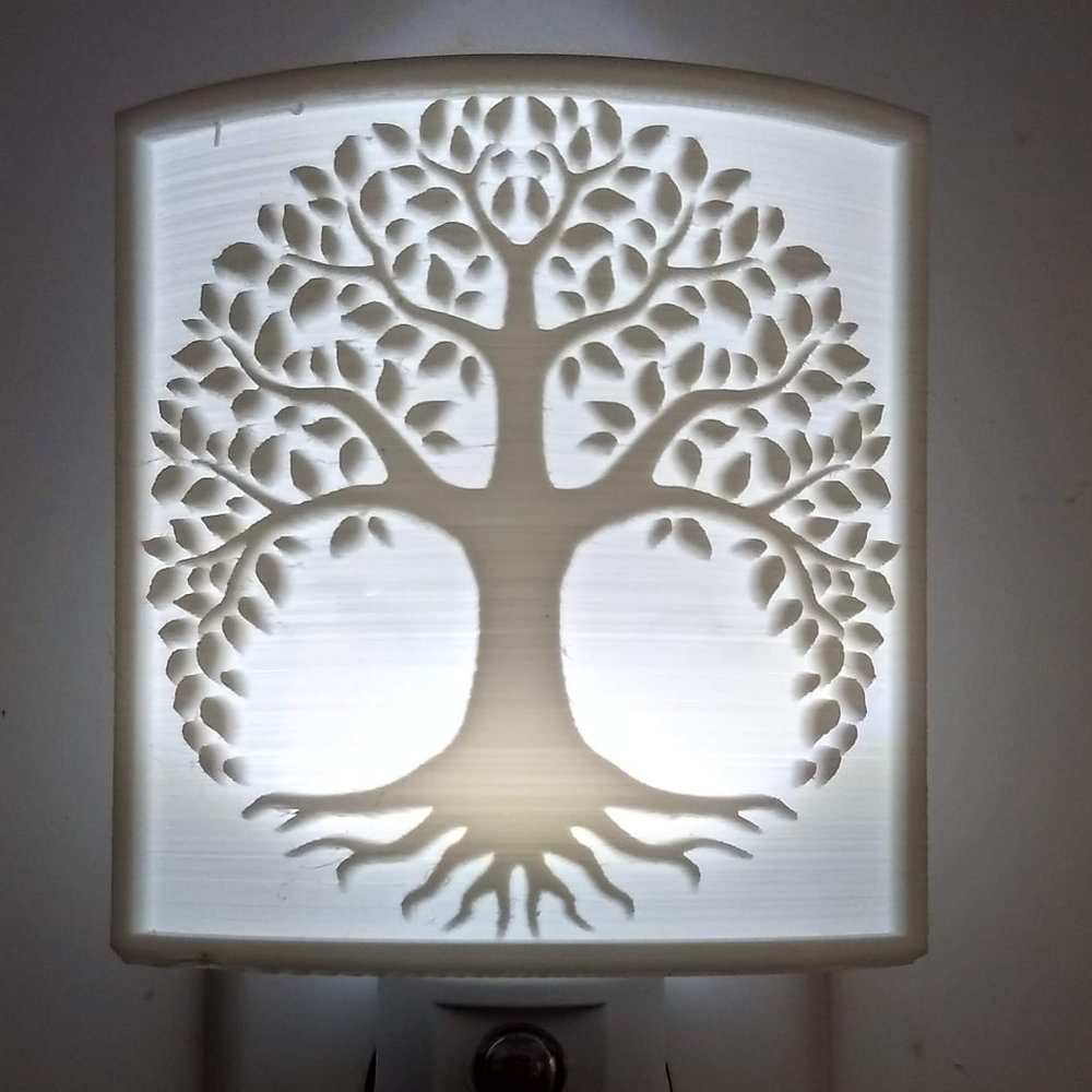 Wall plug night light | Tree of life